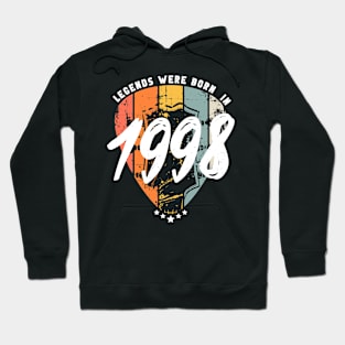 1998 Birthday Guitar Guitarist Hoodie